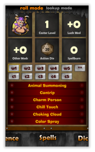 Crawler's Spell Tab