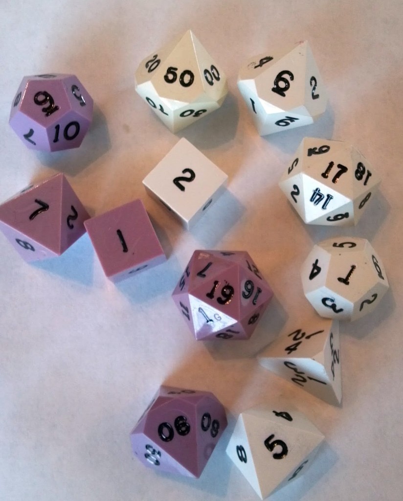 Here are the dice after I re-inked them all. Not 100% perfect when scrutinized, but looking pretty good for table play. When compared to the first photo in the series I think they turned out pretty good.